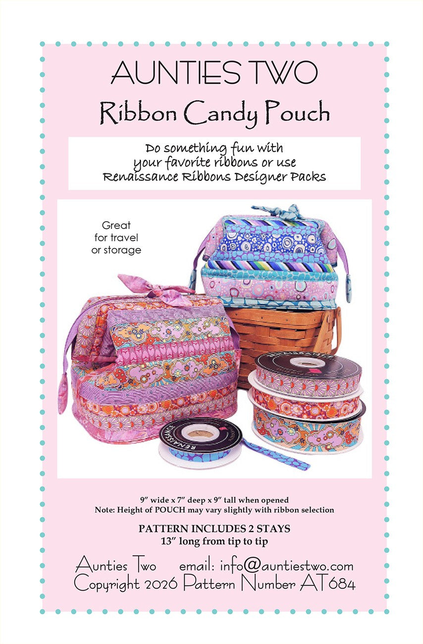 Ribbon Candy Pouch Pattern