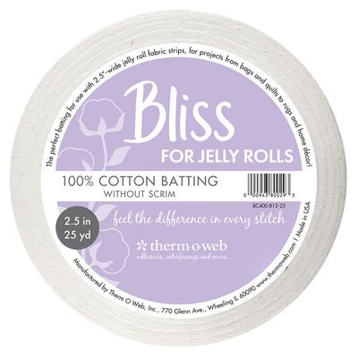 Bliss 100% Cotton for Jelly Rolls 2.5in x 25yd
