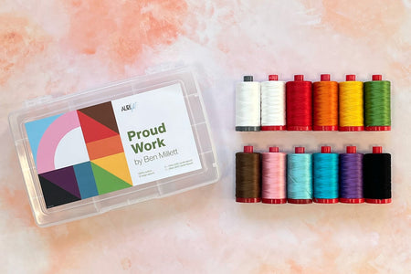 Proud Work by Ben Millett — Aurifil Thread Set, 12 Spools
