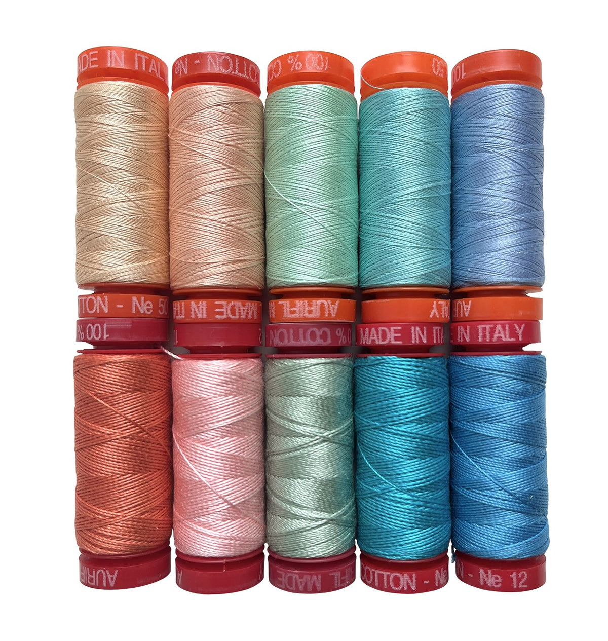 Gulf Breeze by Becca Plymale — Aurifil Thread Set, 10 Spools