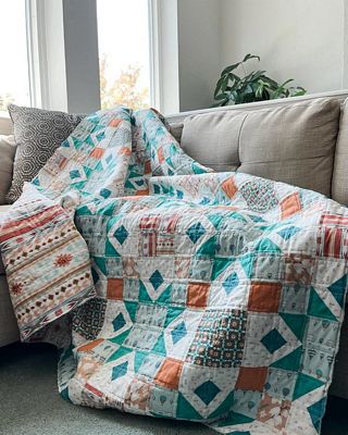 Turquoise Trails Quilt Pattern