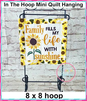 Sunflower Mug Rugs + Hangings Set