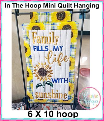 Sunflower Mug Rugs + Hangings Set