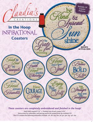Inspirational Coasters ITH