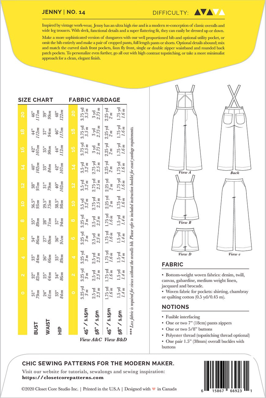 Jenny Overalls & Trousers