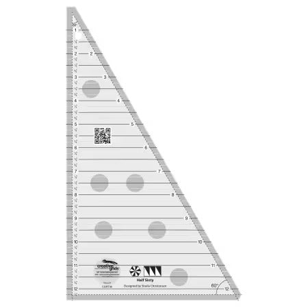 Creative Grids Quilt Ruler Half Sixty Triangle