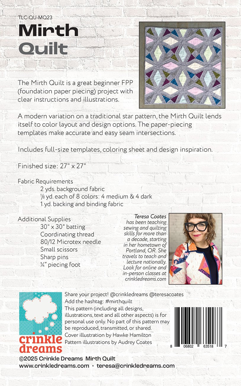 Mirth Quilt Pattern