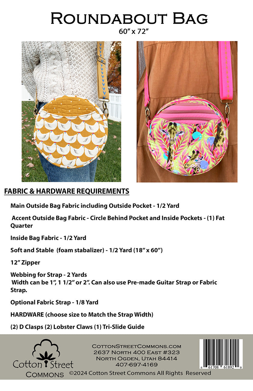 Rounddabout Bag Pattern