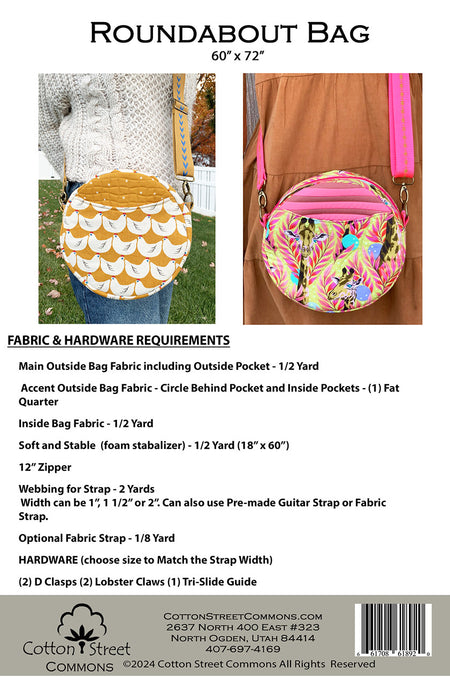 Rounddabout Bag Pattern