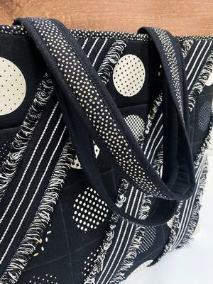 Cutting Edge Serger Project Trendy Fringe Tote