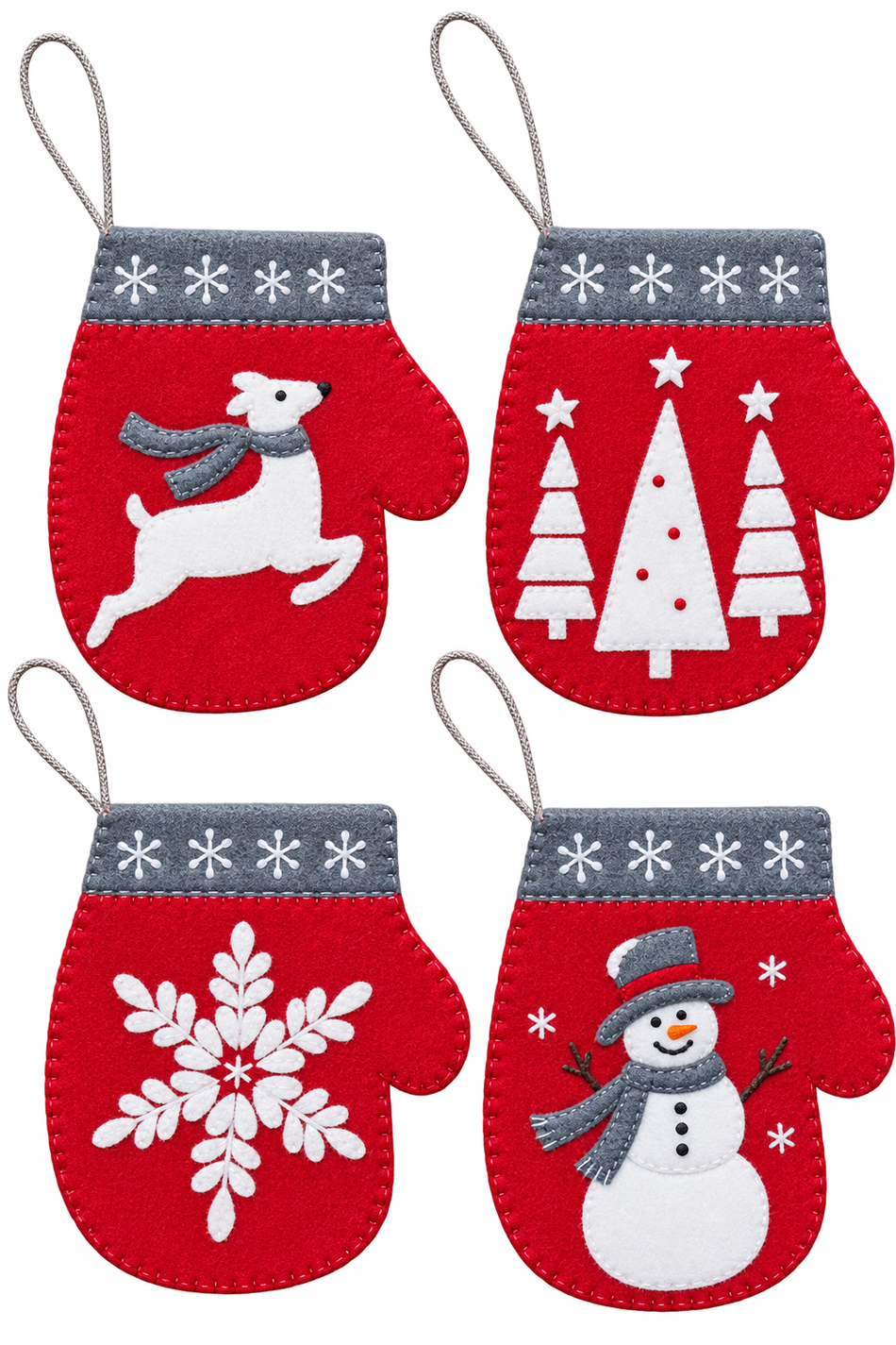 Winter Mittens Ornament Kit from Rachels of Greenfield