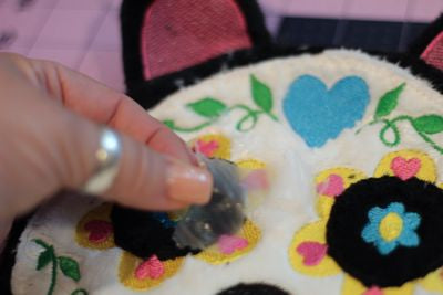 Sugar Skull Bear Stuffie ITH Embroidery Project
