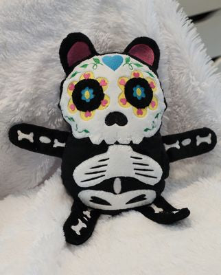 Sugar Skull Bear Stuffie ITH Embroidery Project