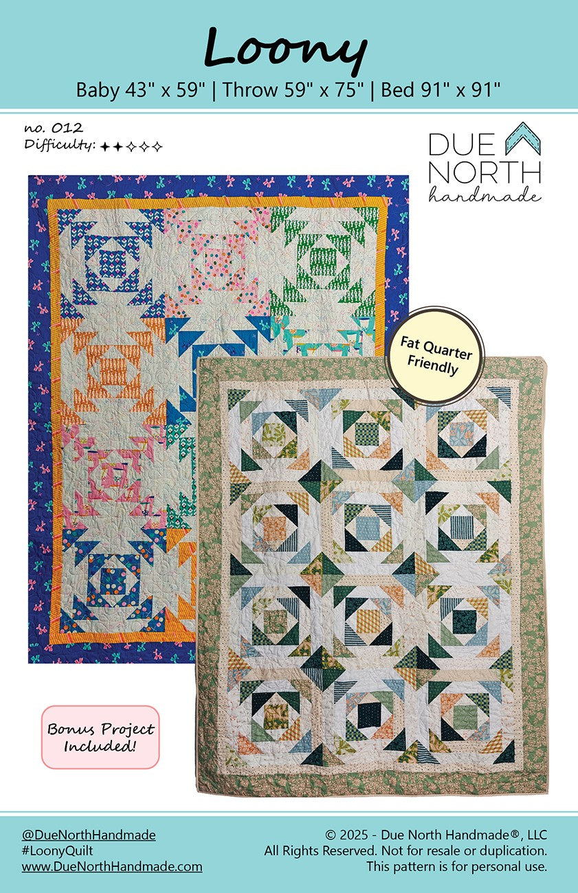 Loony Quilt Pattern