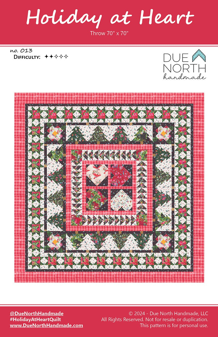 Holiday at Heart Quilt Pattern