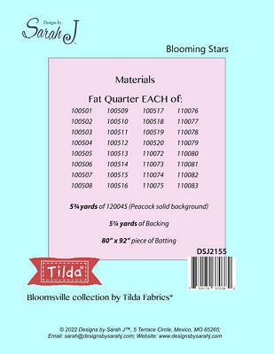 Blooming Stars Pattern