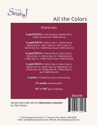 All the Colors Pattern