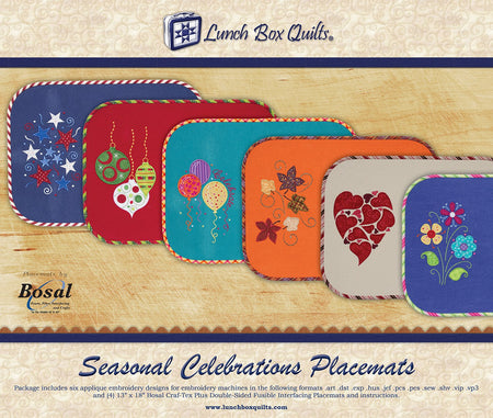 Seasonal Celebrations Placemat w/ four Craf-Tex