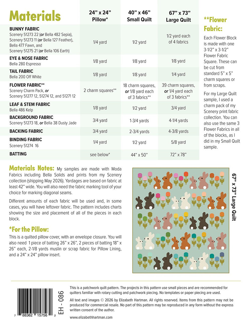 Cottontails Pattern