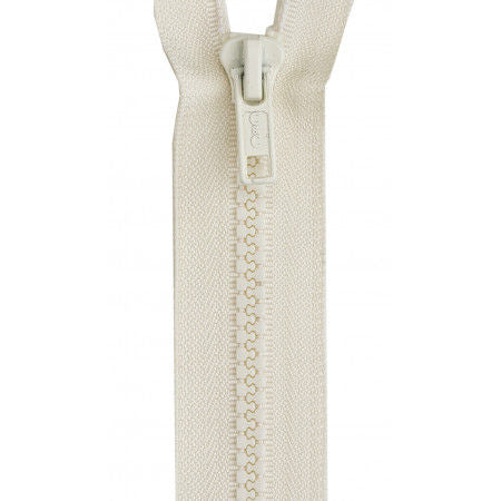 Sport Polyester 1-Way Separating Zipper 14in Natural