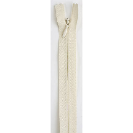 Invisible Polyester Zipper 14in Natural