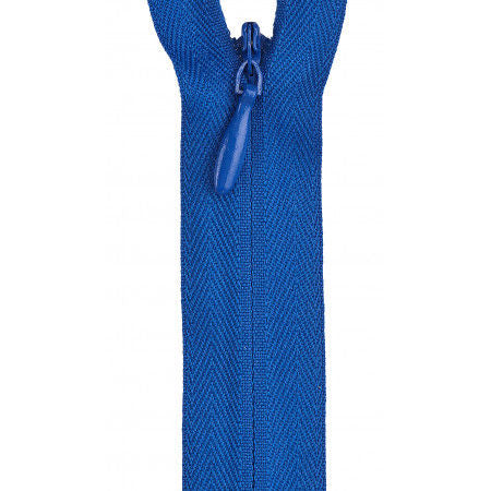 Invisible Polyester Zipper 22in Yale Blue