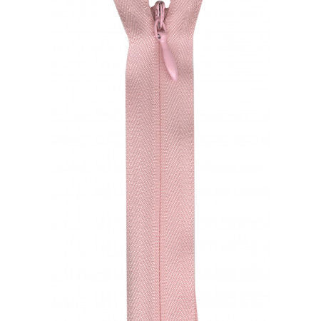 Invisible Polyester Zipper 22in Light Pink