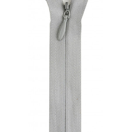 Invisible Polyester Zipper 22in Dark Silver