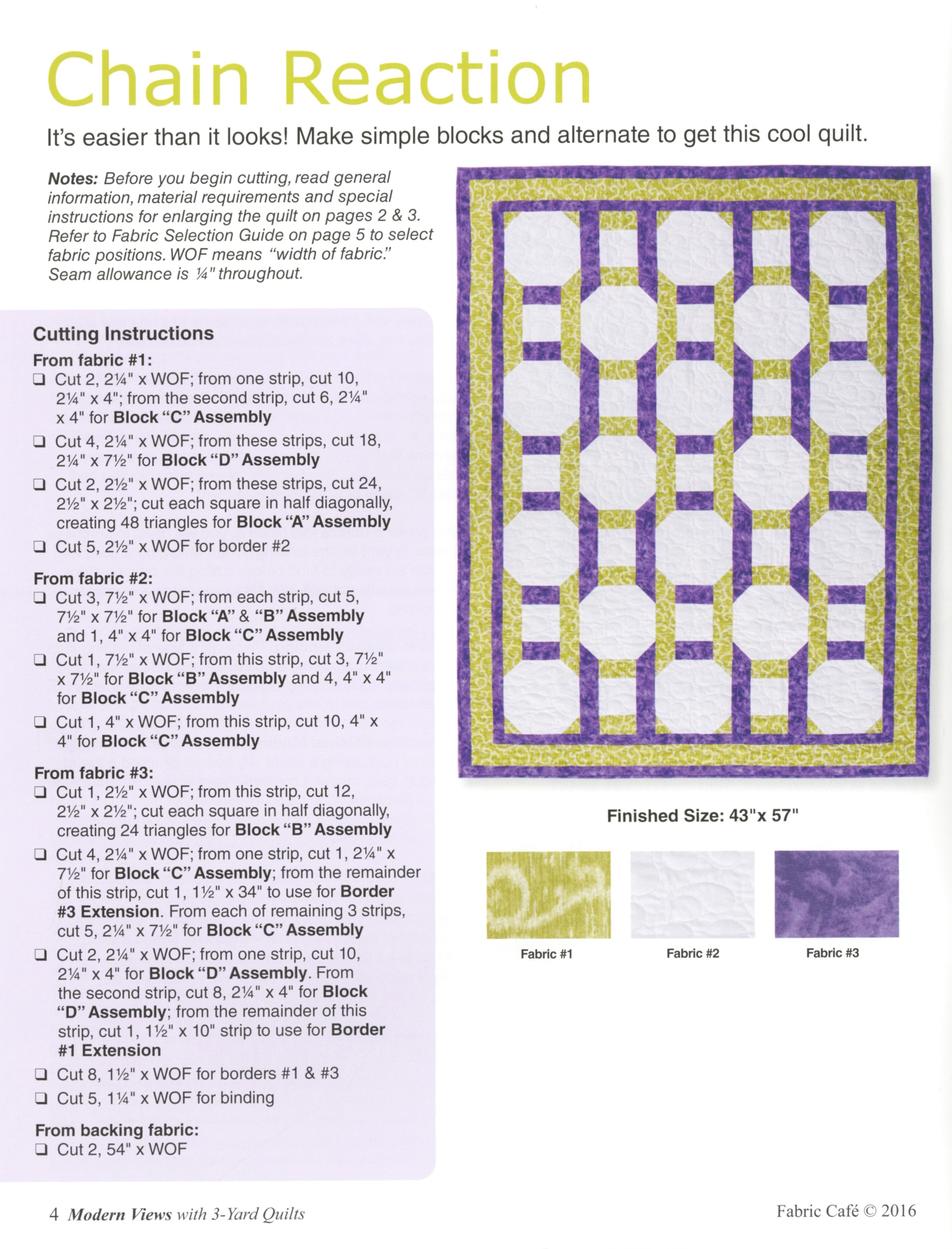 Modern Views with 3 Yard Quilts