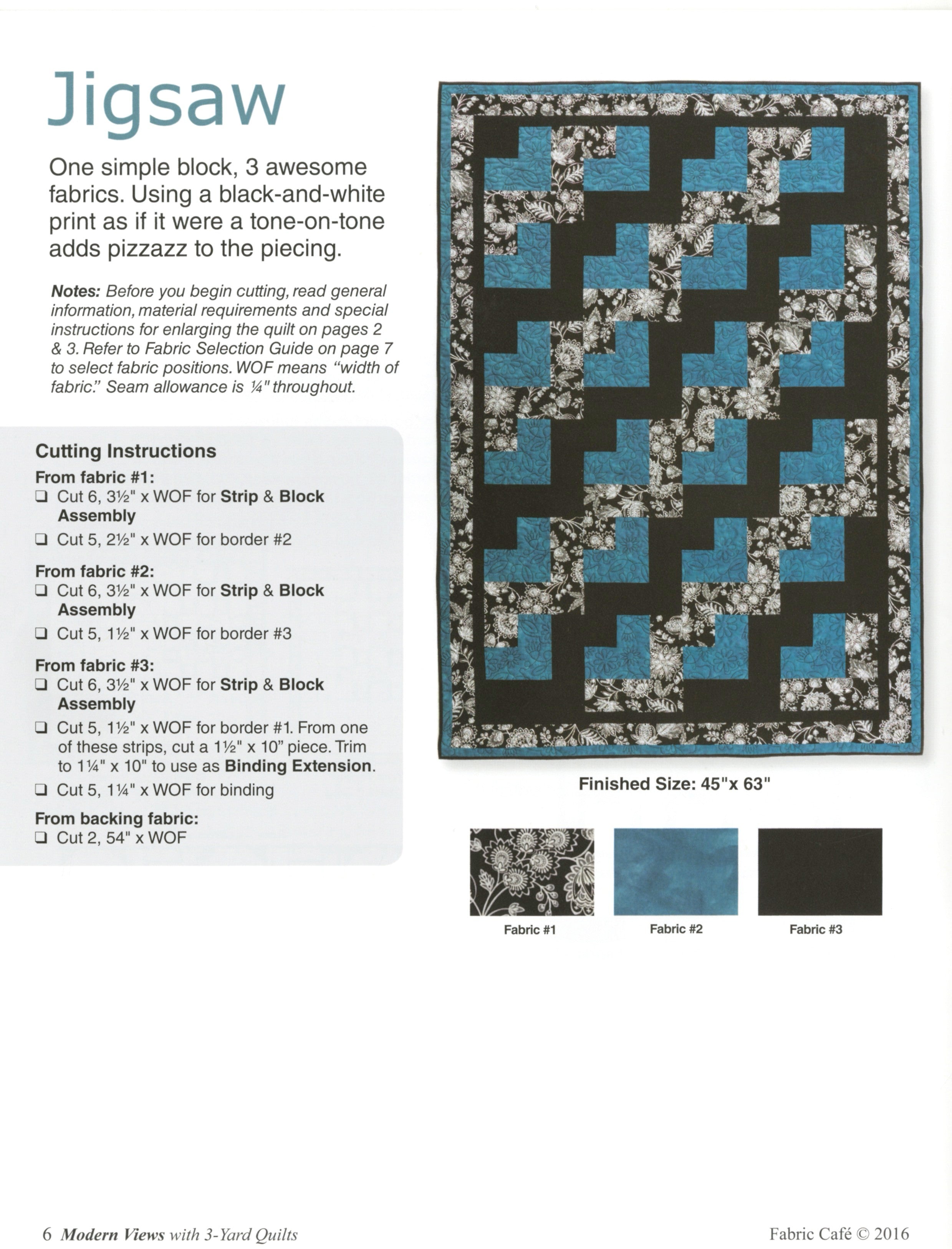 Modern Views with 3 Yard Quilts