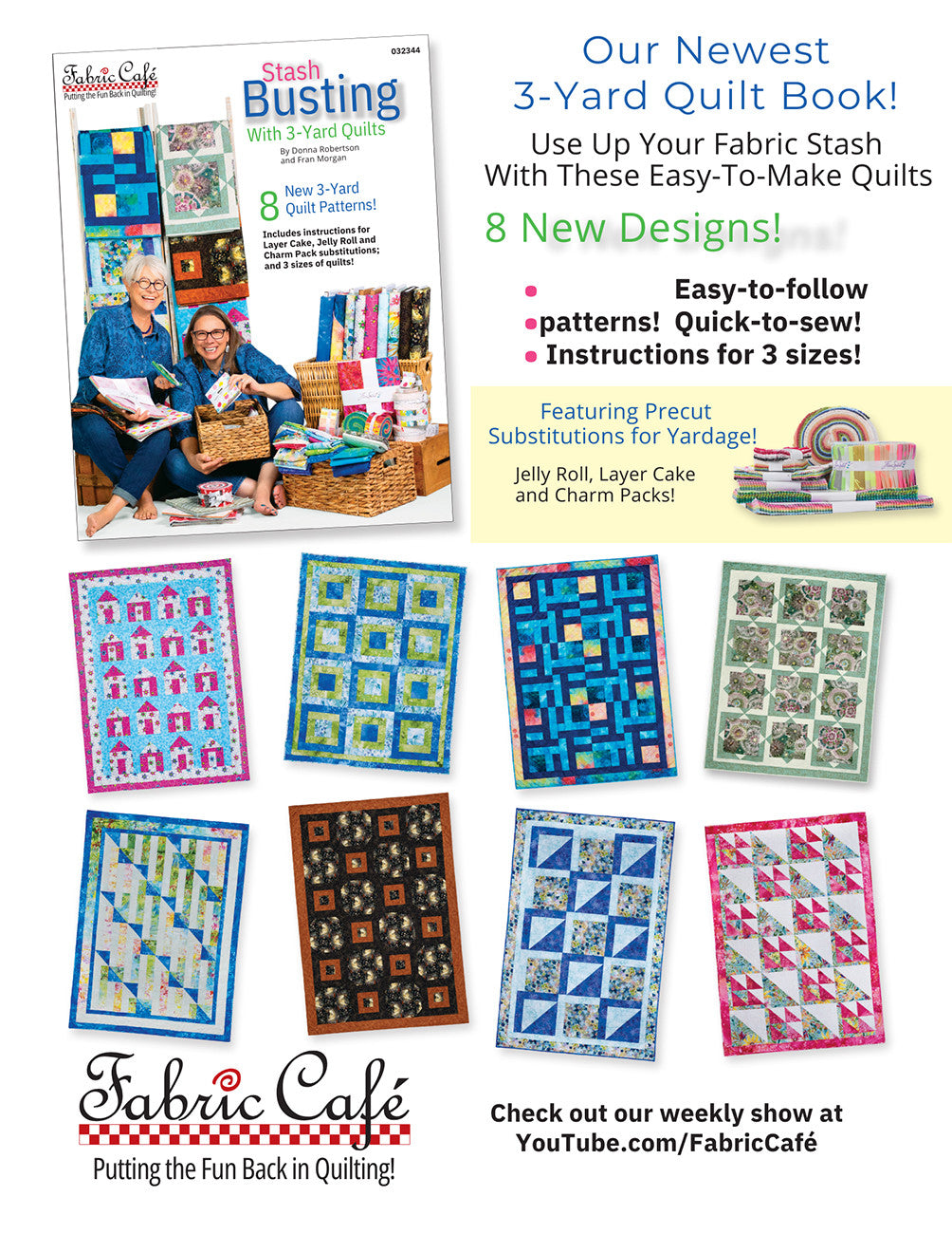 Stash Busting With 3-Yard Quilts