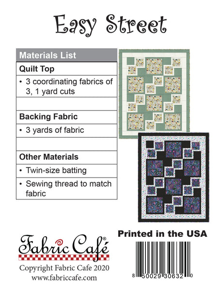 Easy Street Pattern