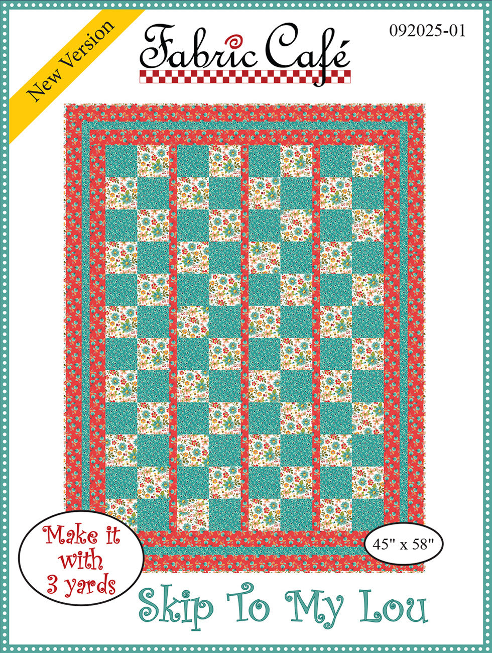Skip To My Lou Individual 3-Yard Quilt Patter