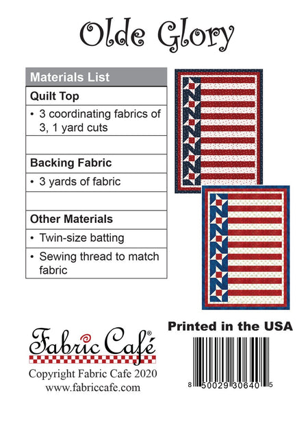 Olde Glory Pattern