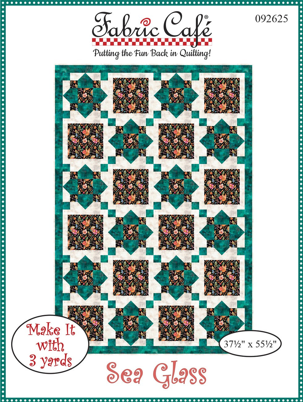 Sea Glass Individual 3-Yard Pattern