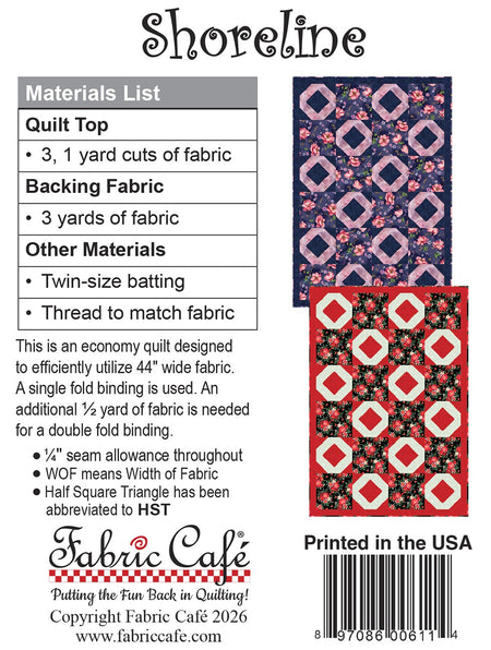 Shoreline Individual 3-Yard Pattern
