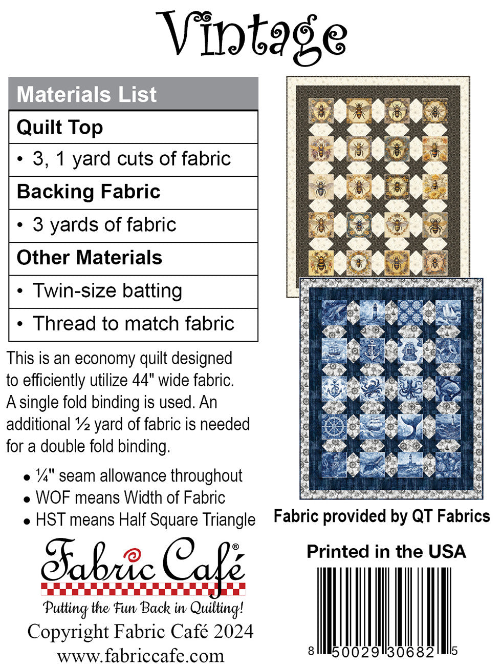 Vintage Individual Pattern