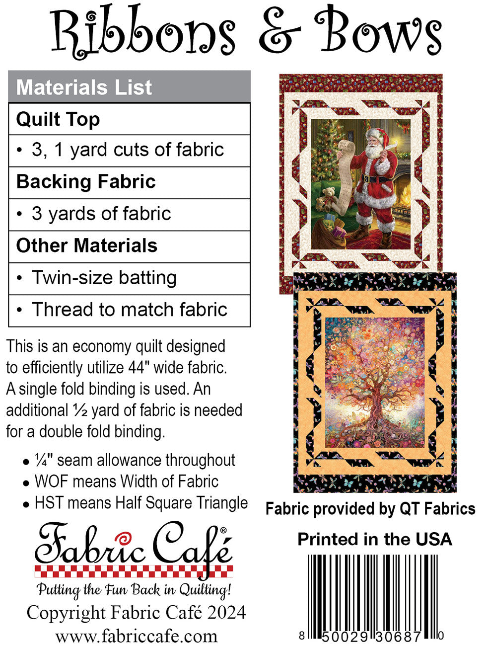 Ribbons & Bows Individual Pattern