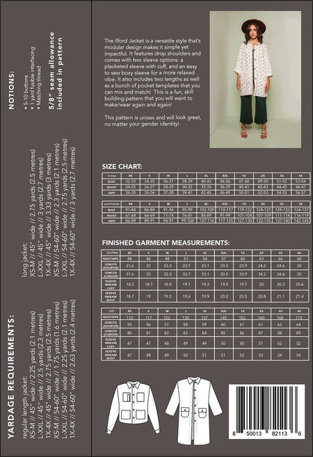 Ilford Jacket Pattern