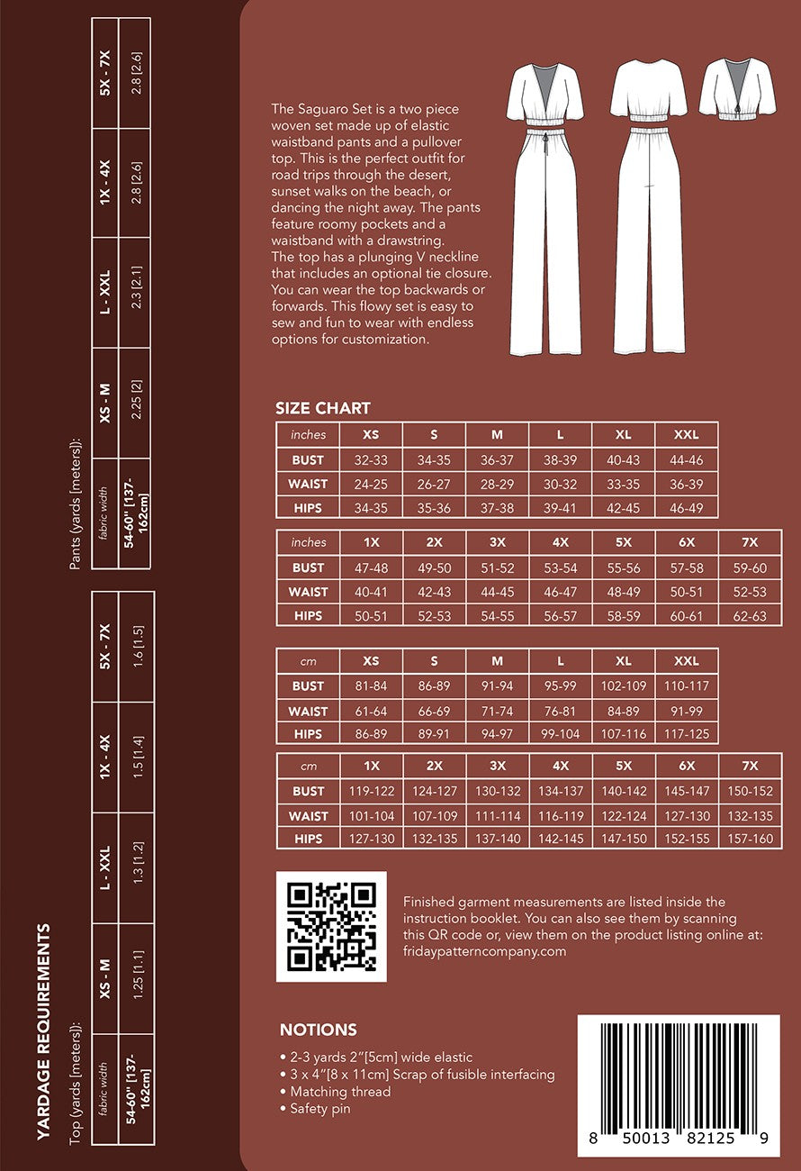 The Saguaro Set Pattern