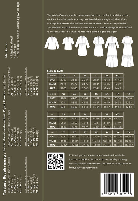 Wilder Gown Pattern