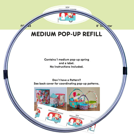 8in Medium Pop-Up Refill