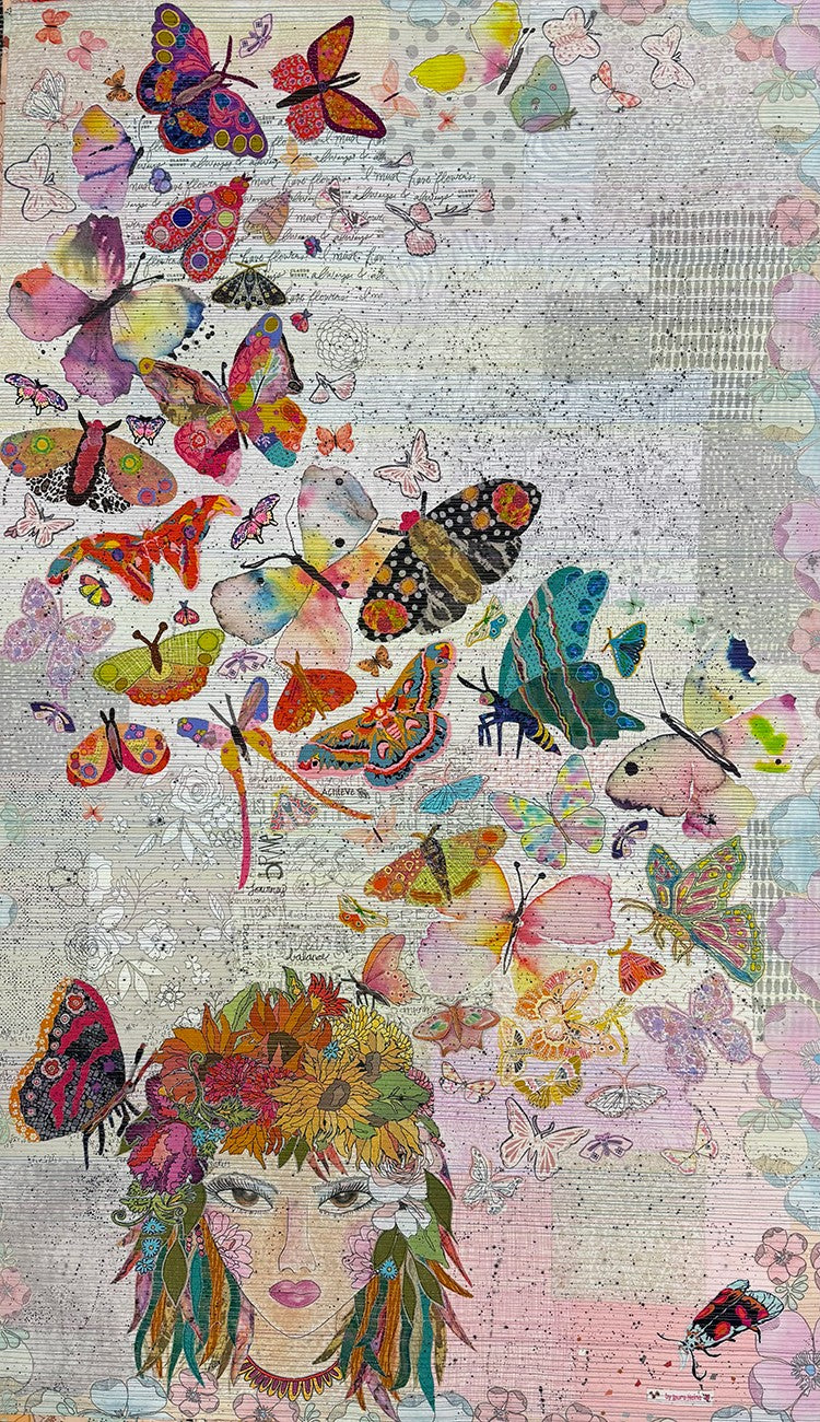 Dream Big Collage Pattern by Laura Heine