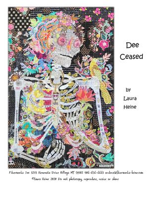 Dee Ceased…The Skeleton Collage Pattern