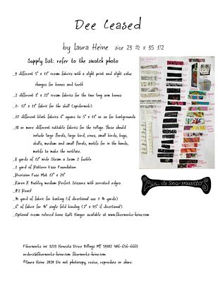 Dee Ceased…The Skeleton Collage Pattern