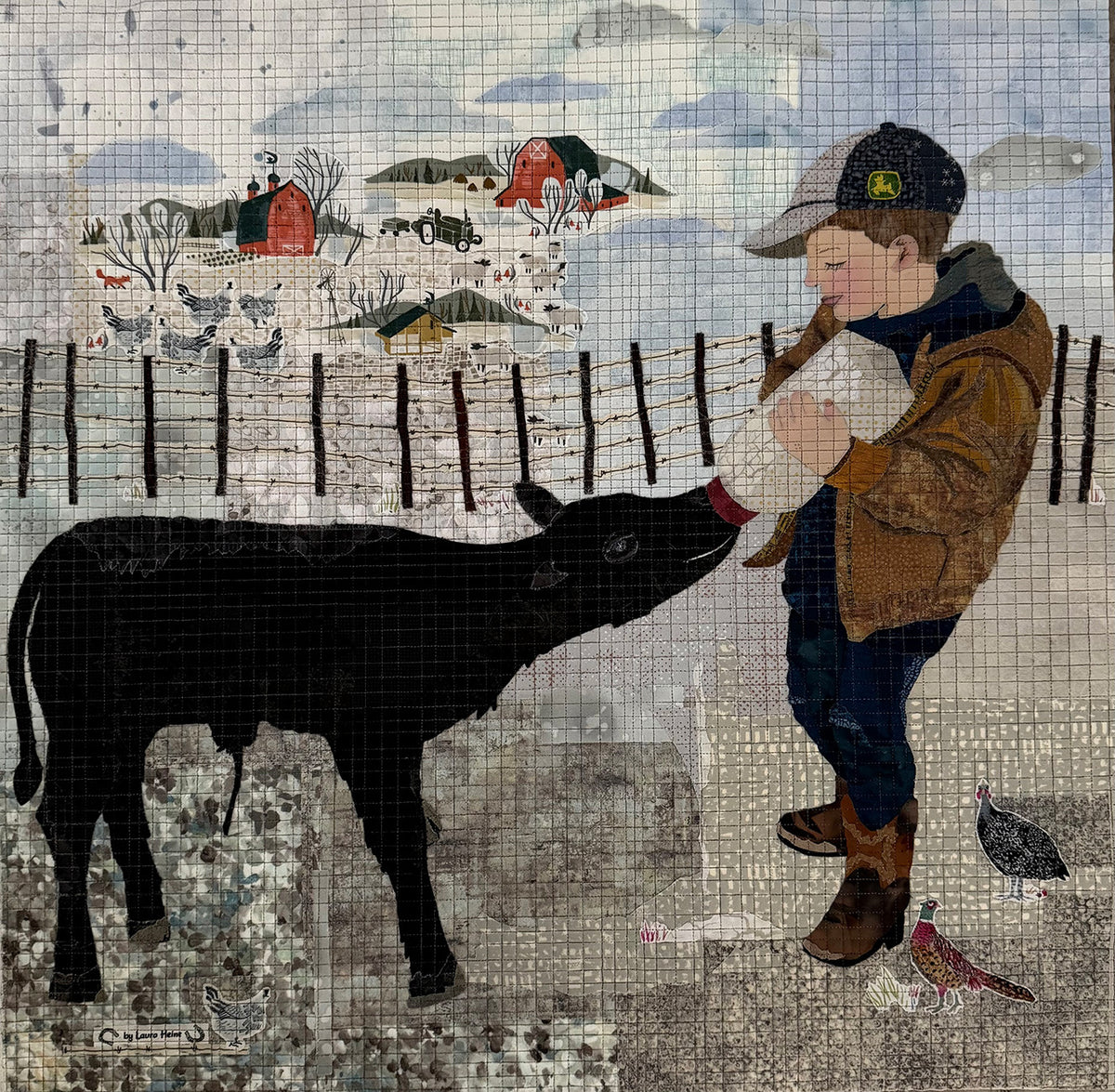 Feeding Time Collage Pattern by Laura Heine