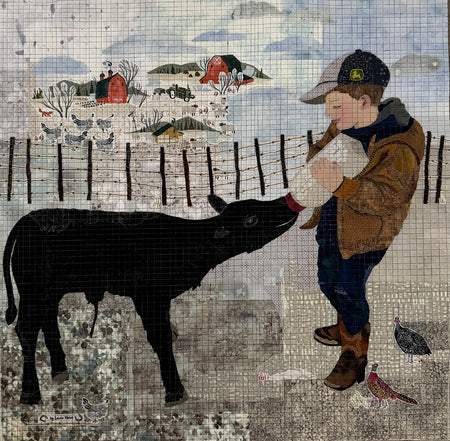 Feeding Time Collage Pattern by Laura Heine