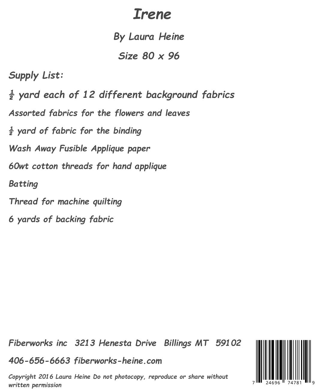 Irene…Grandma's Hollyhocks Flowers Pattern