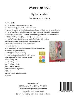 Merriment Collage Pattern by Laura Heine