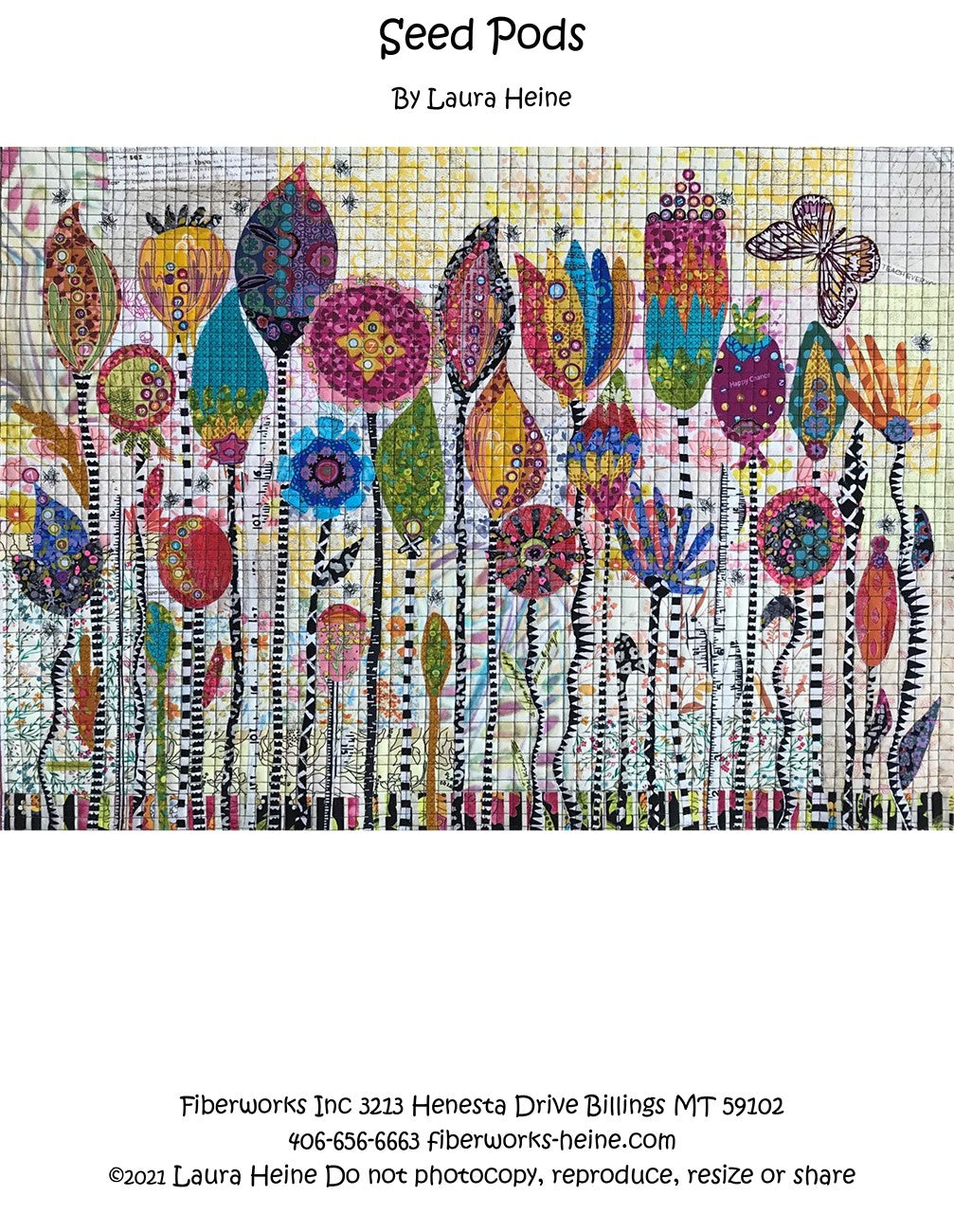 Seed Pods Collage Pattern